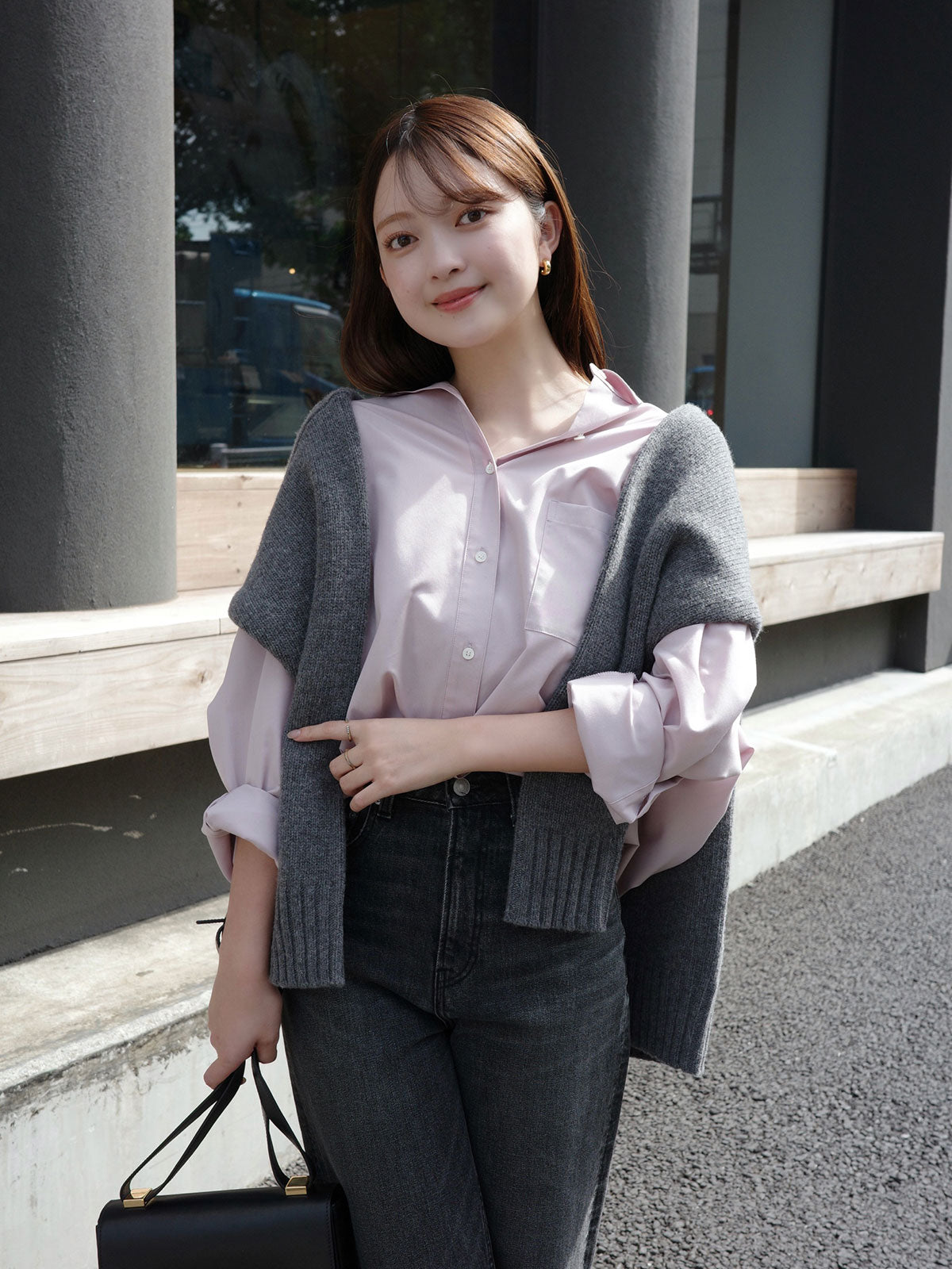 PR:156cm COLOR:GREYISH PINK SIZE:F