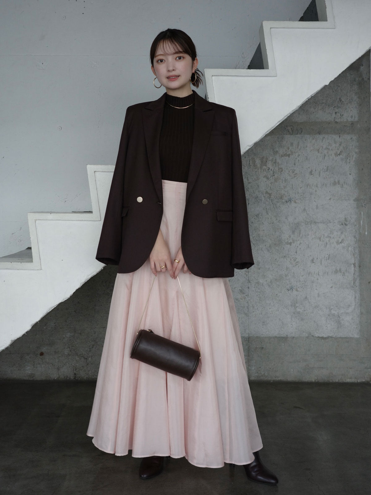 PR:156cm COLOR:PINK BEIGE SIZE:1