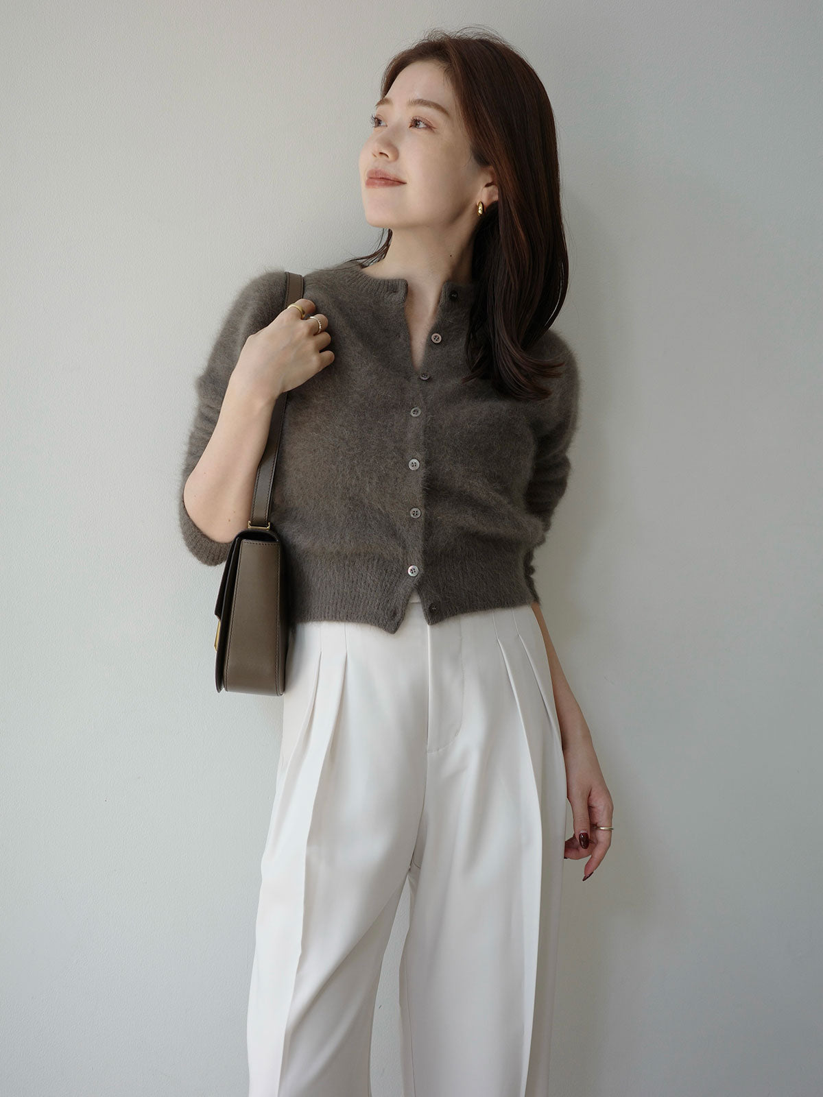 【新品未使用タグ付】 anuansラクーンフォックスショートカーディガン ラクーンフォックスショートカーディガン