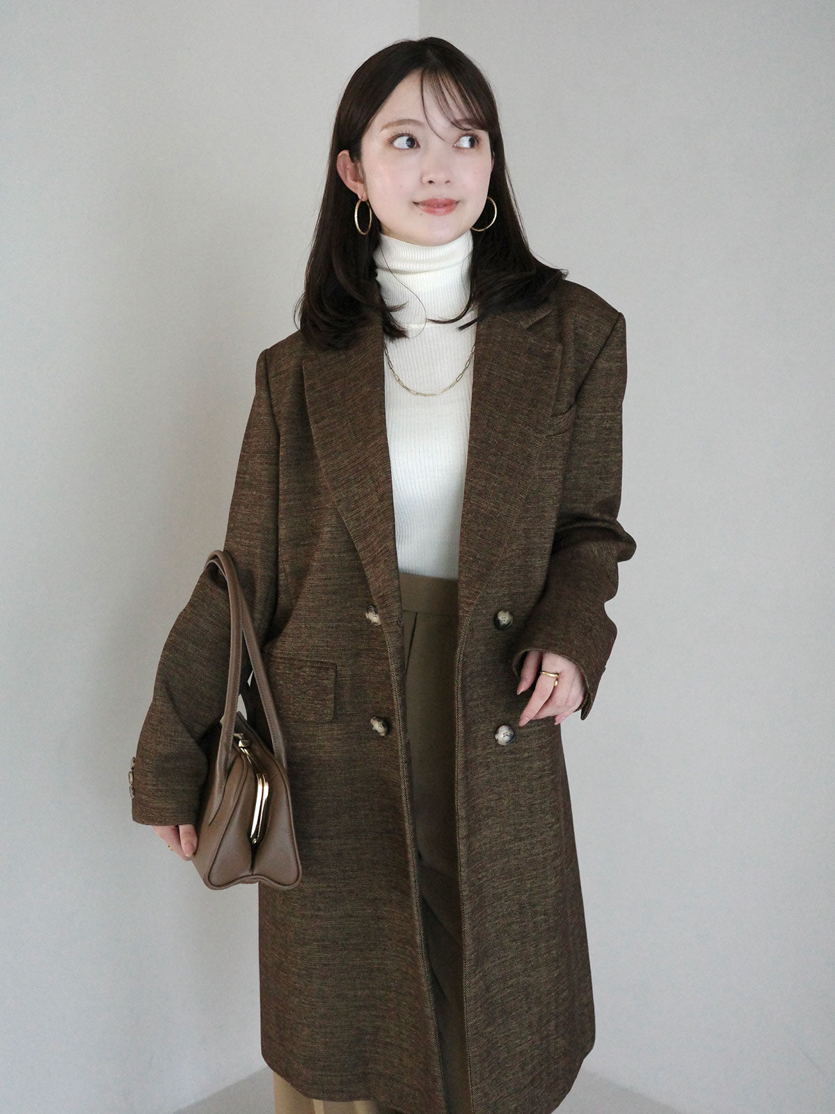 PR:156cm COLOR:BROWN SIZE:1