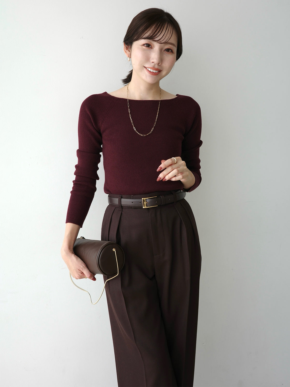 PR:162cm COLOR:BURGUNDY SIZE:F