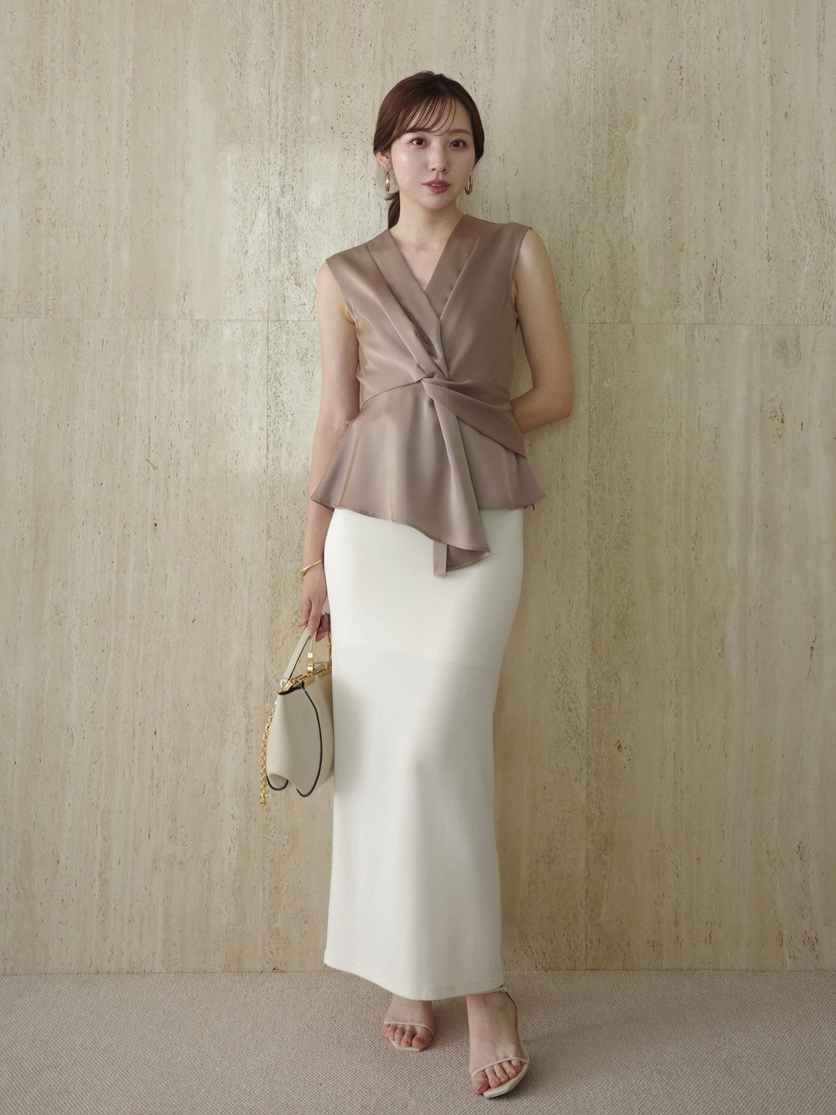 （スカートのみ）PR:162cm COLOR:ECRU SIZE:1