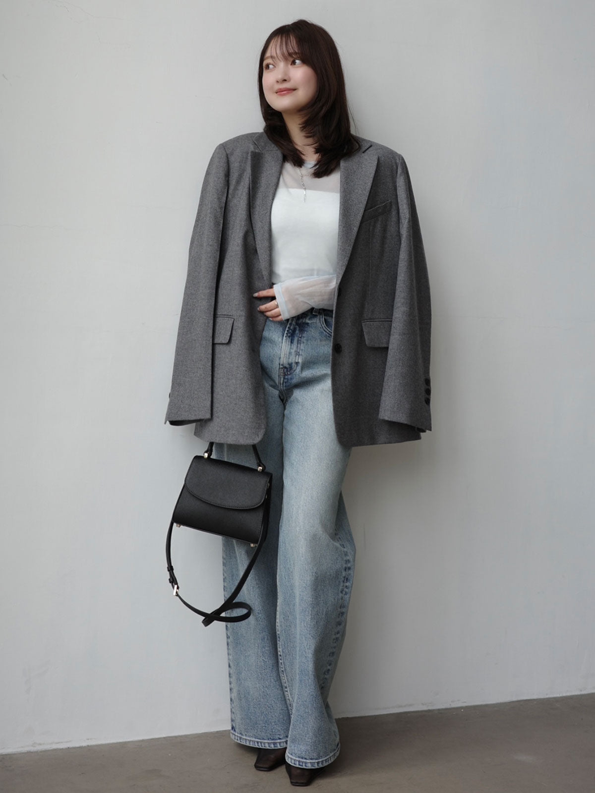 ウールシングルオーバージャケット