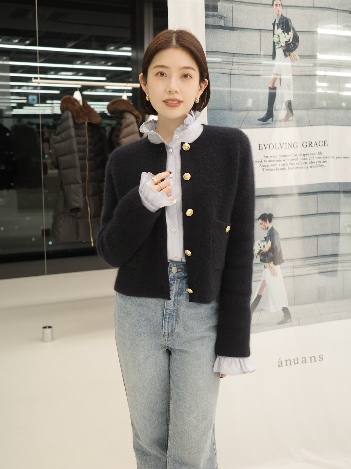 PR:157cm COLOR:NAVY SIZE:F