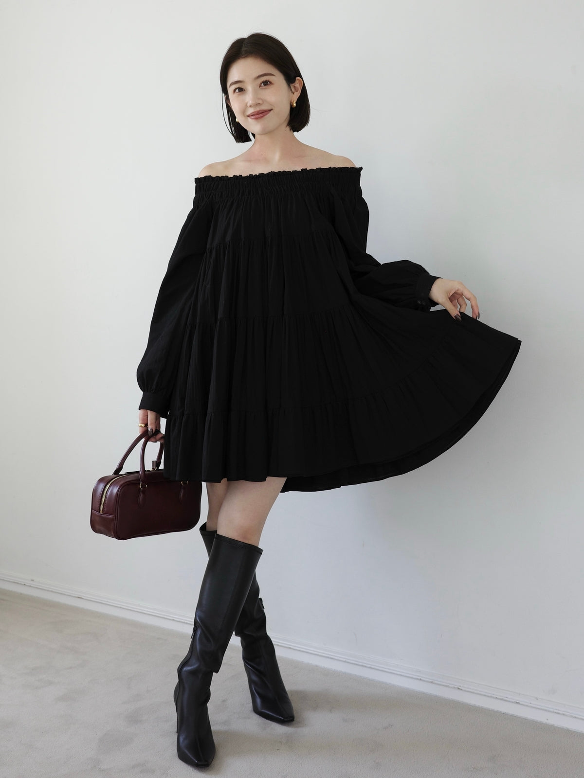 PR:157cm COLOR:BLACK SIZE:1