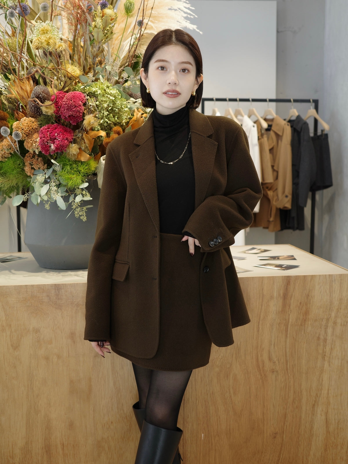 PR:157cm COLOR:BLACK SIZE:F