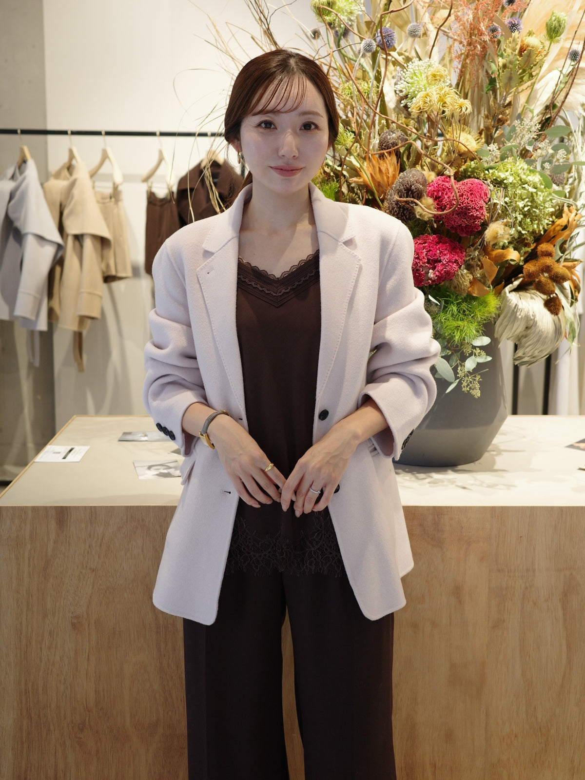 PR:152cm COLOR:BROWN SIZE:F