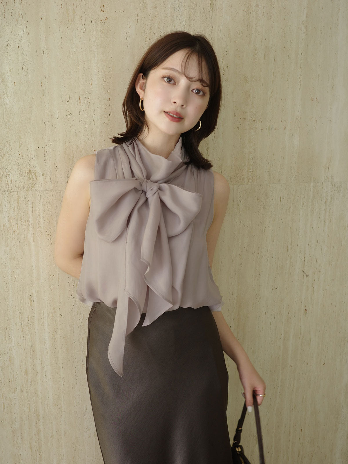 PR:156cm COLOR:GRAYISH PINK SIZE:F