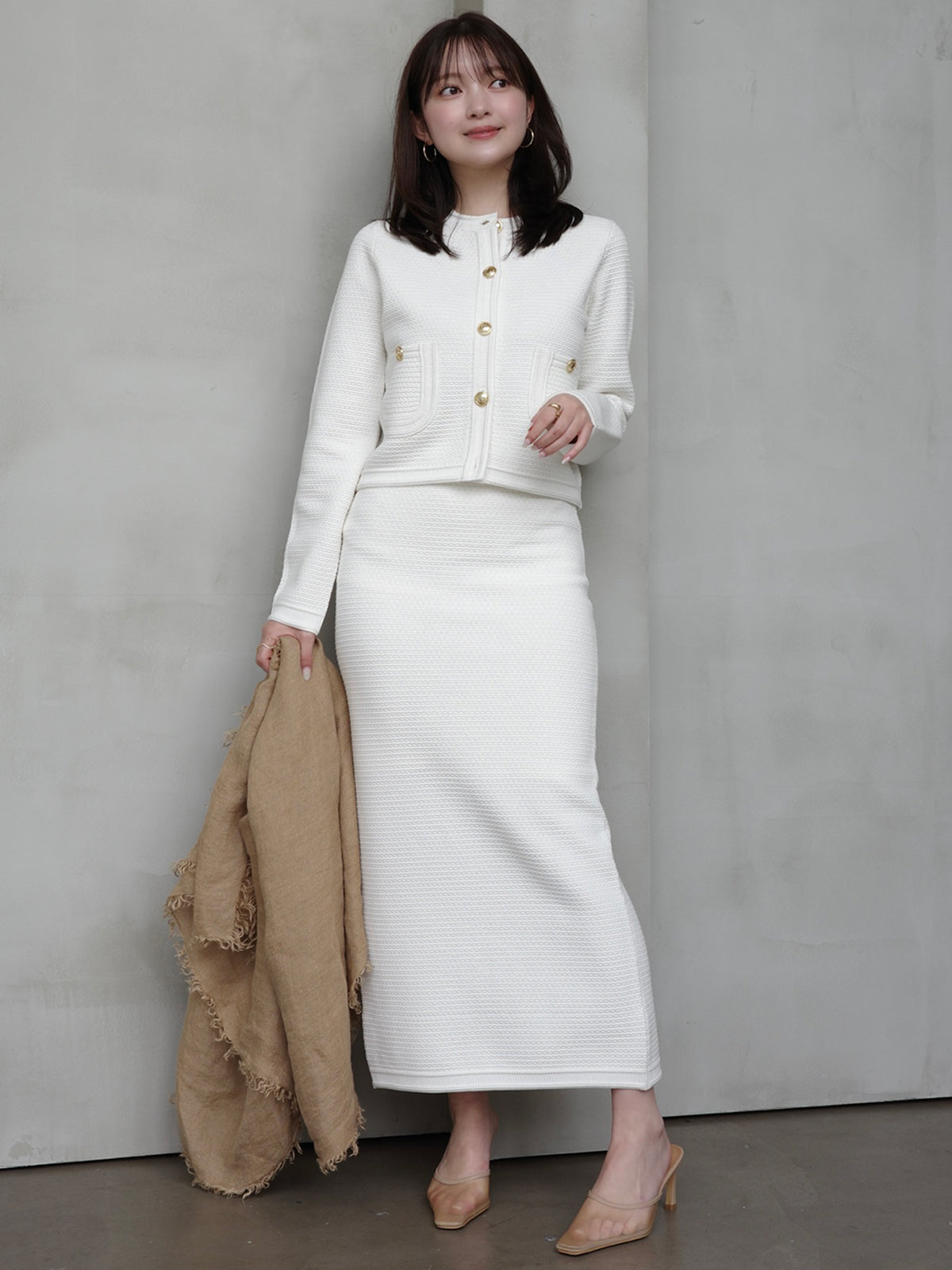 PR:156cm COLOR:IVORY SIZE:1
