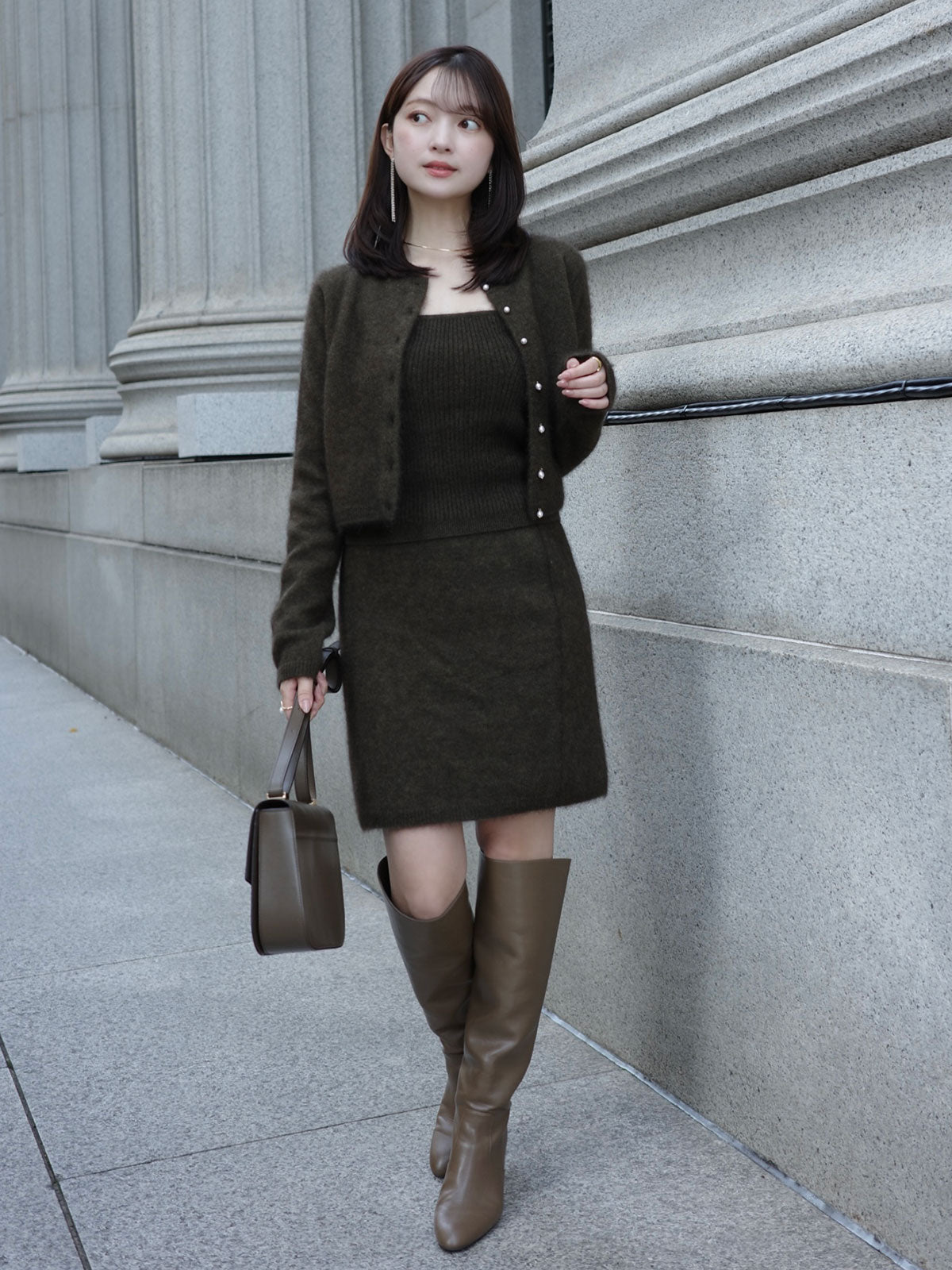 PR:156cm COLOR:KHAKI BROWN SIZE:1