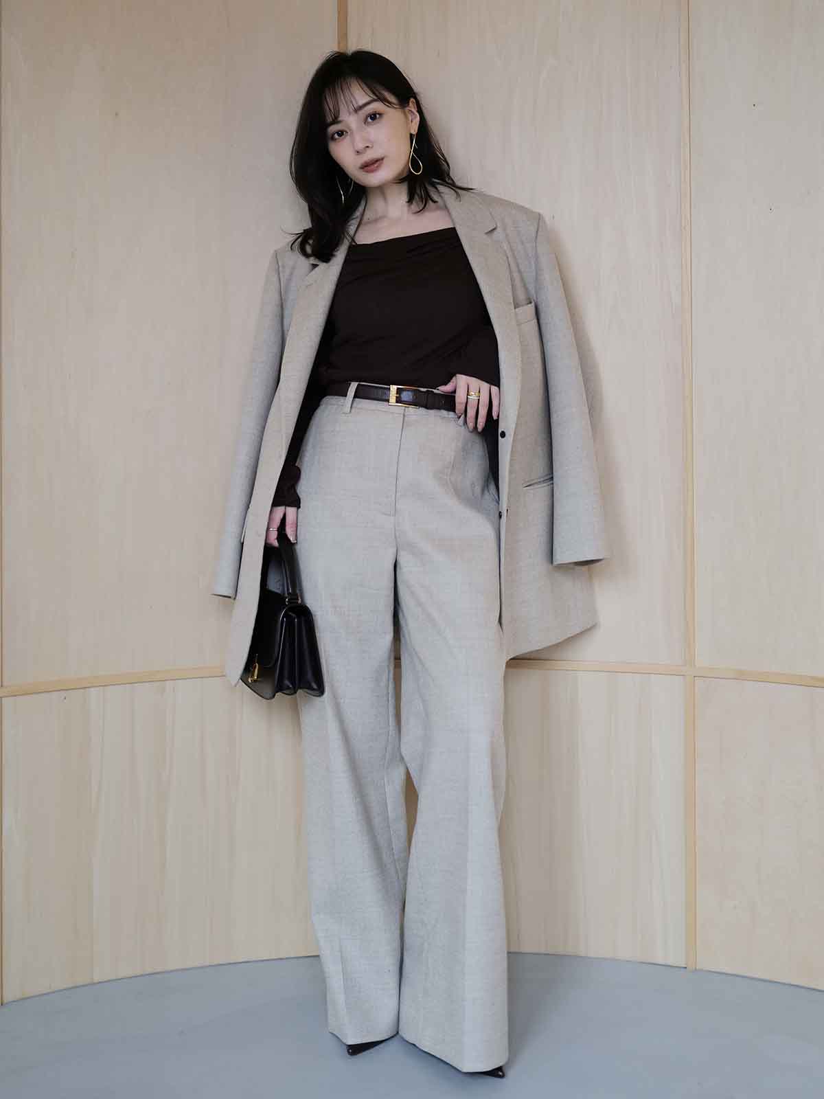 【BLOSSOM×ánuans】STRAIGHT PANTS