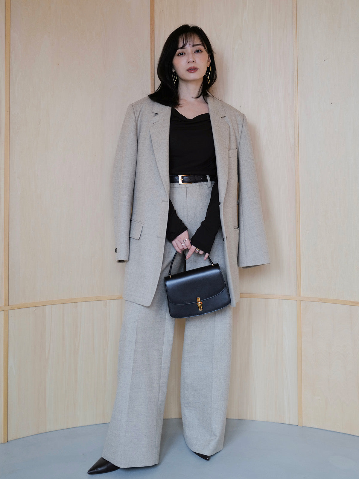 【BLOSSOM×ánuans】STRAIGHT PANTS