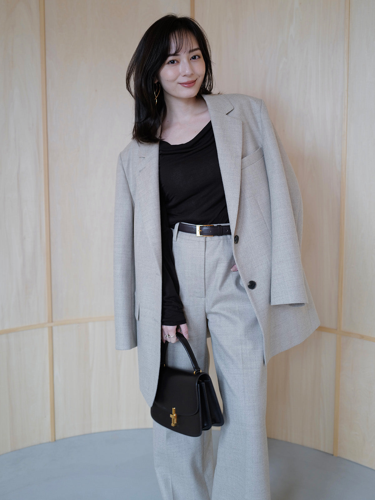【BLOSSOM×ánuans】STRAIGHT PANTS