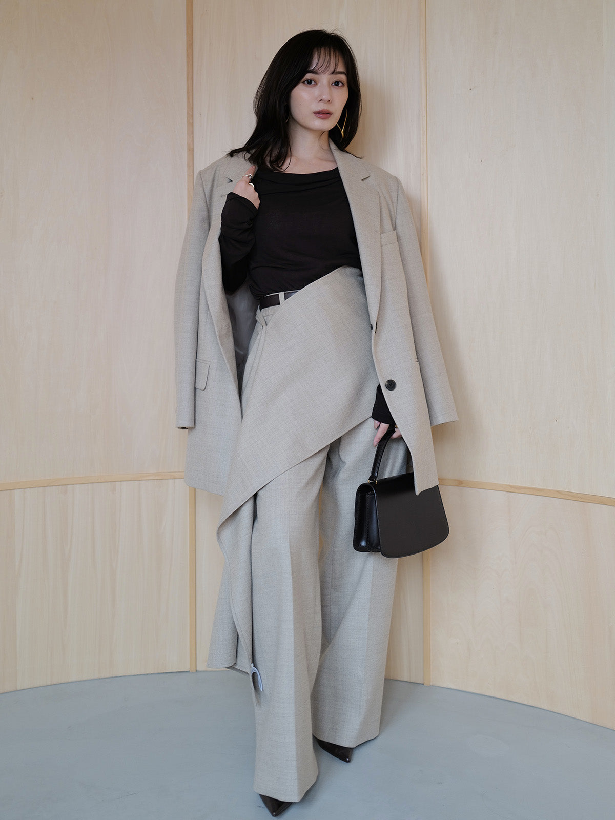 【BLOSSOM×ánuans】STRAIGHT PANTS