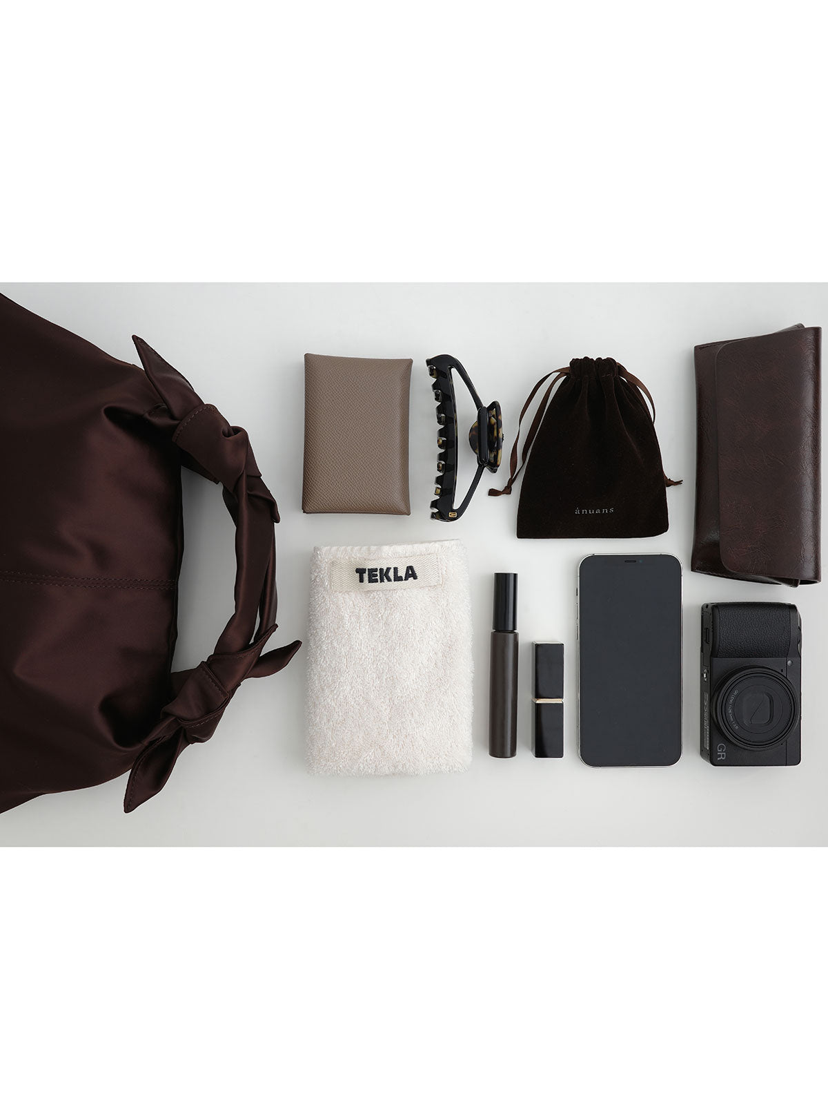 ノットサテンバッグ