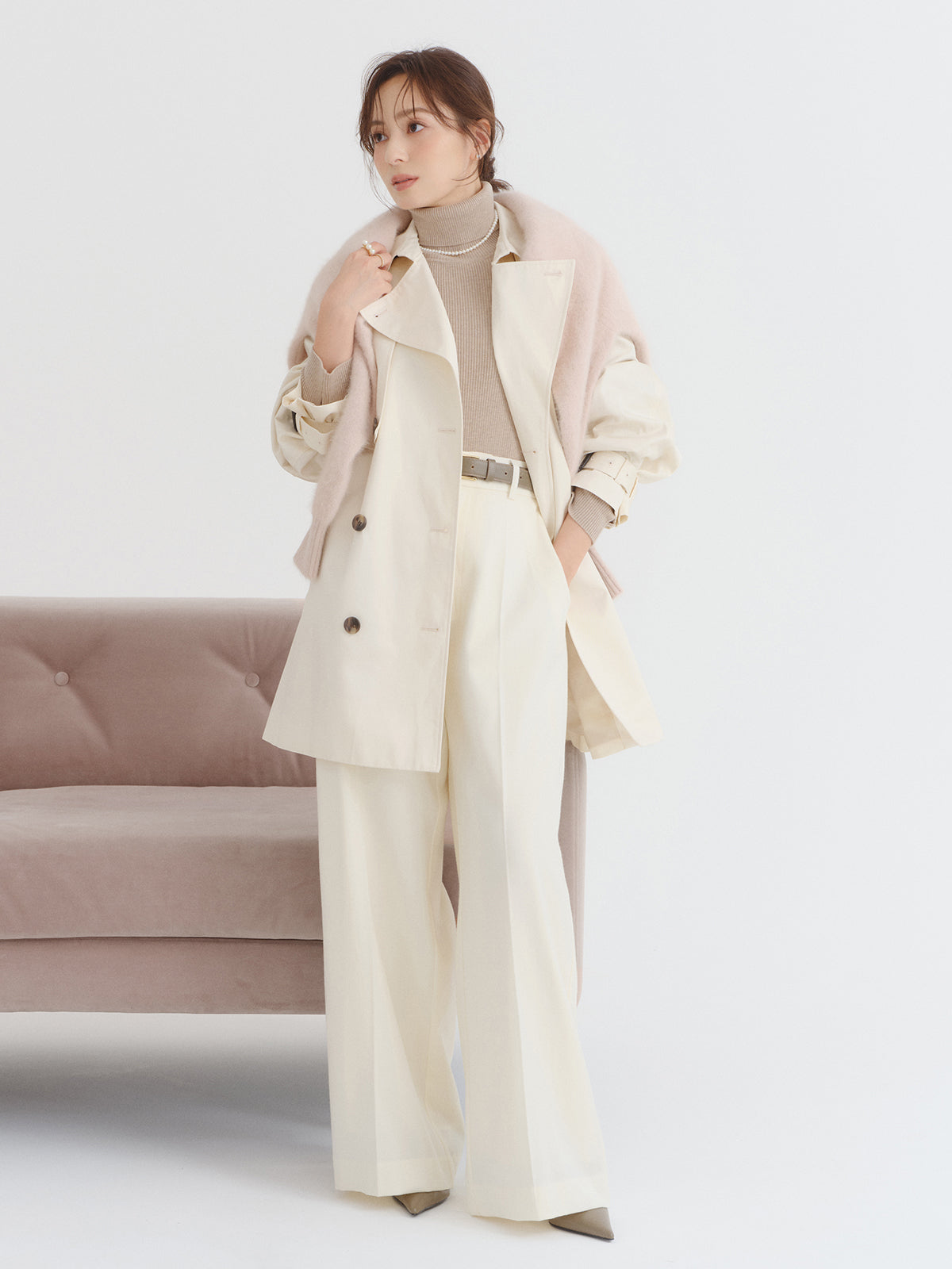 Director:154cm COLOR:IVORY SIZE:F