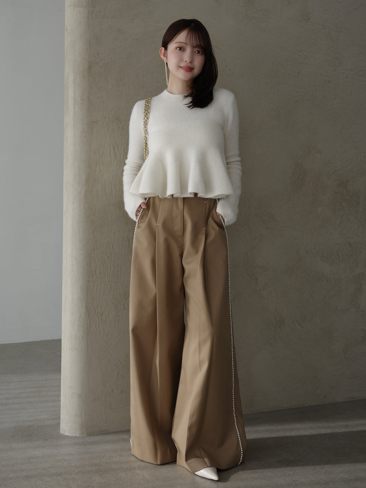 PR:156cm COLOR:BEIGE SIZE:1