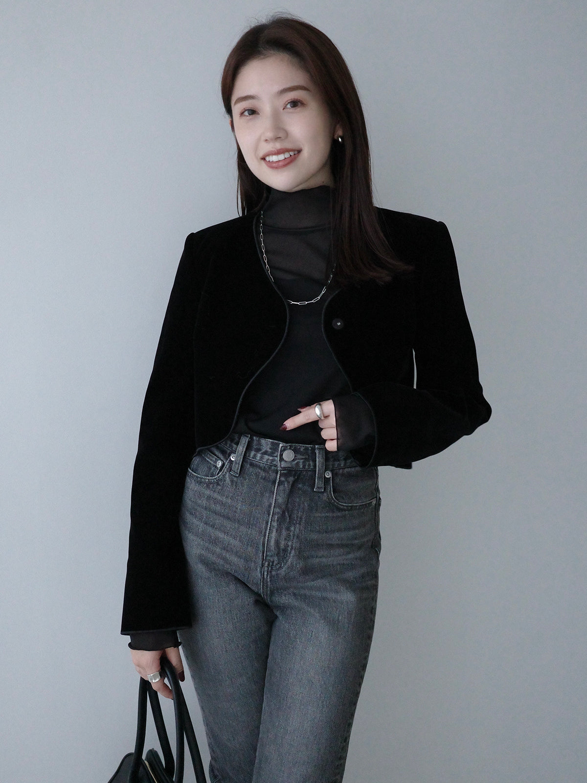 PR:157cm COLOR:BLACK SIZE:1