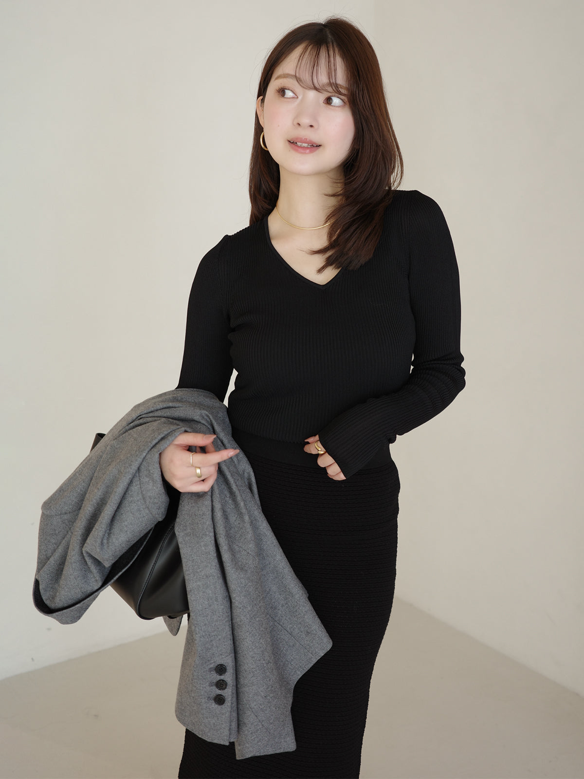 PR:156cm COLOR:BLACK SIZE:1