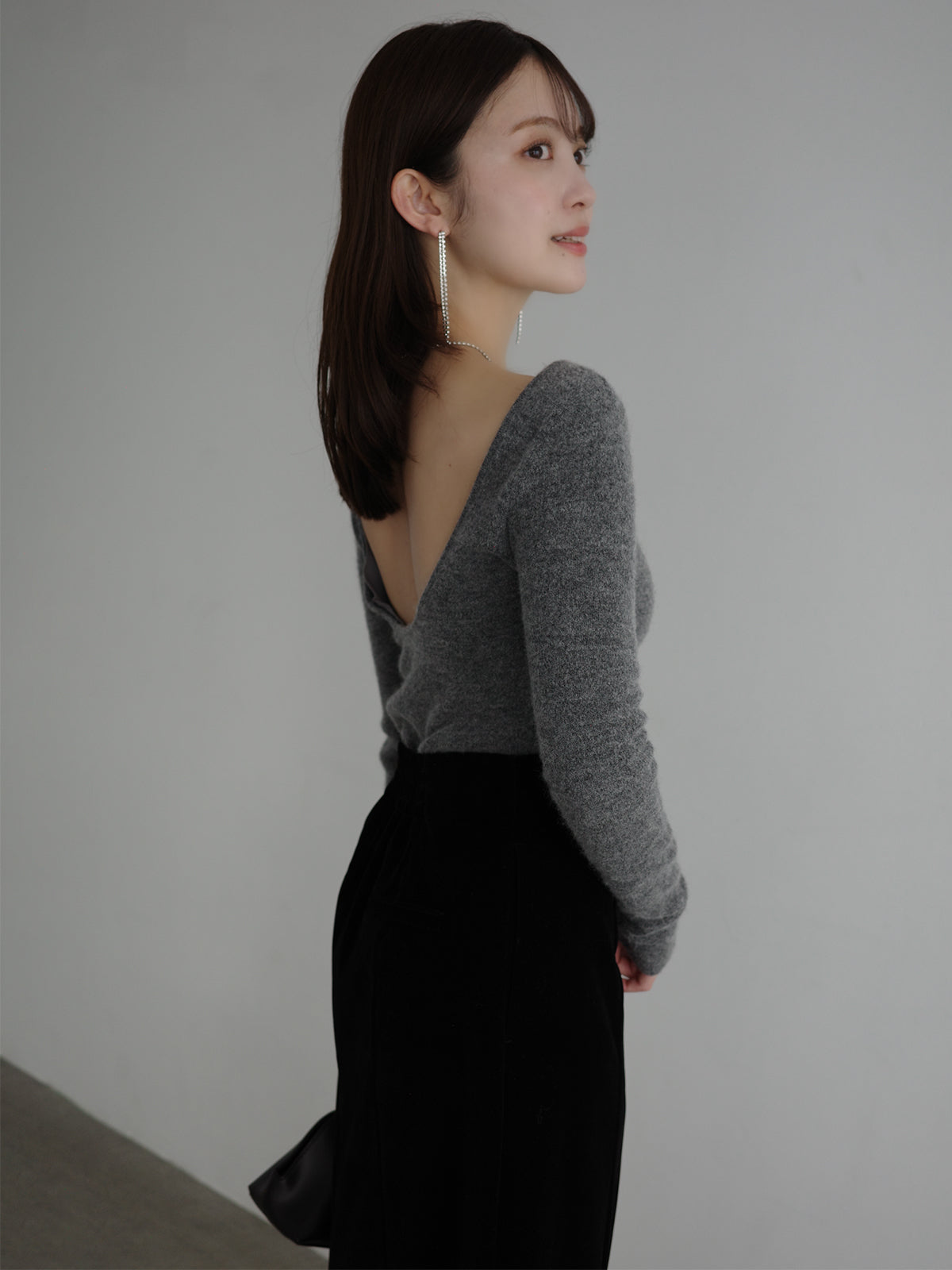 ベルベットナロースカート