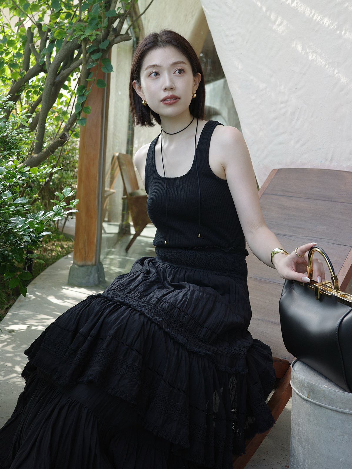 PR:157cm COLOR:BLACK SIZE:F
