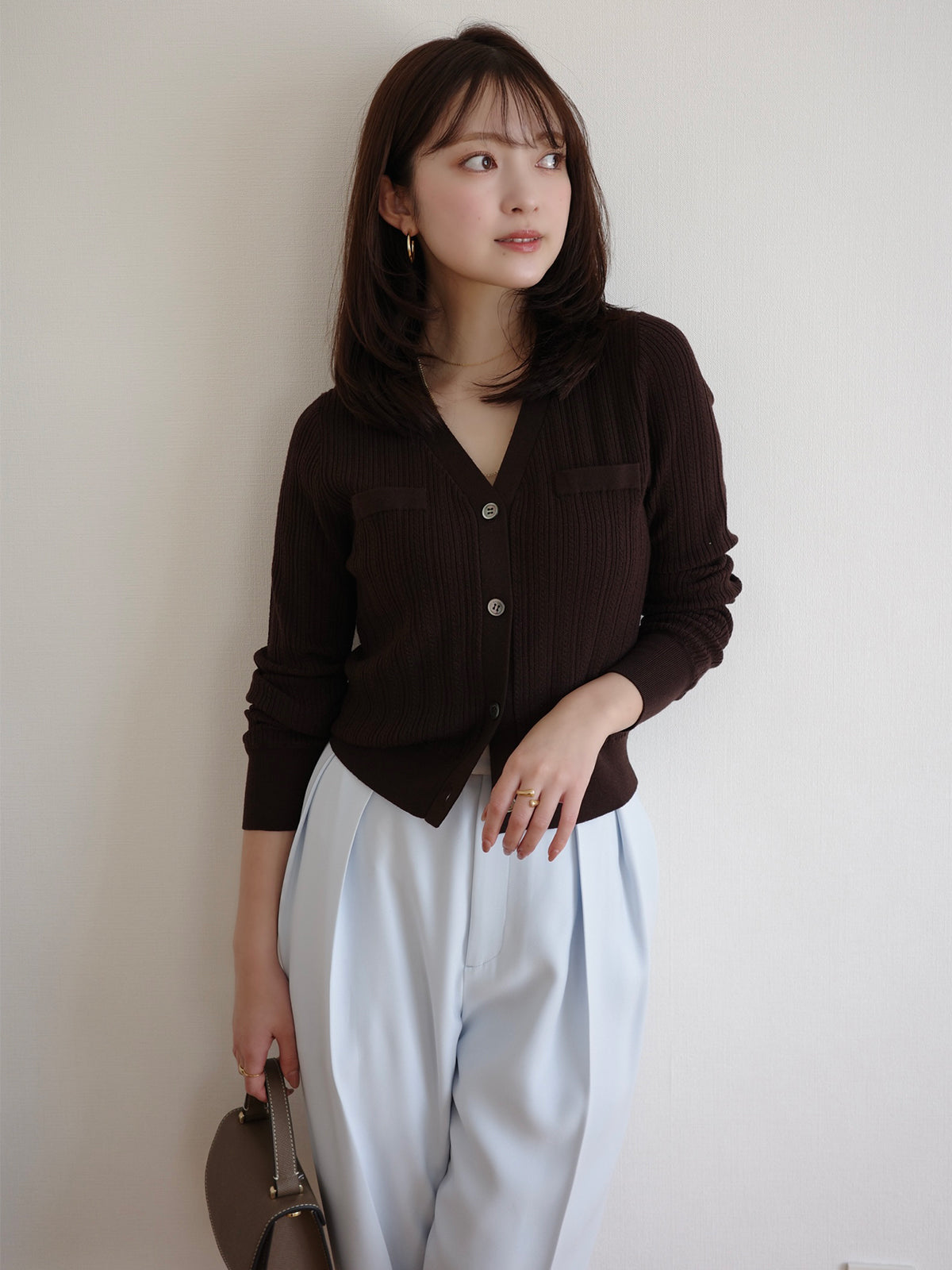 PR:156cm COLOR:BROWN SIZE:F