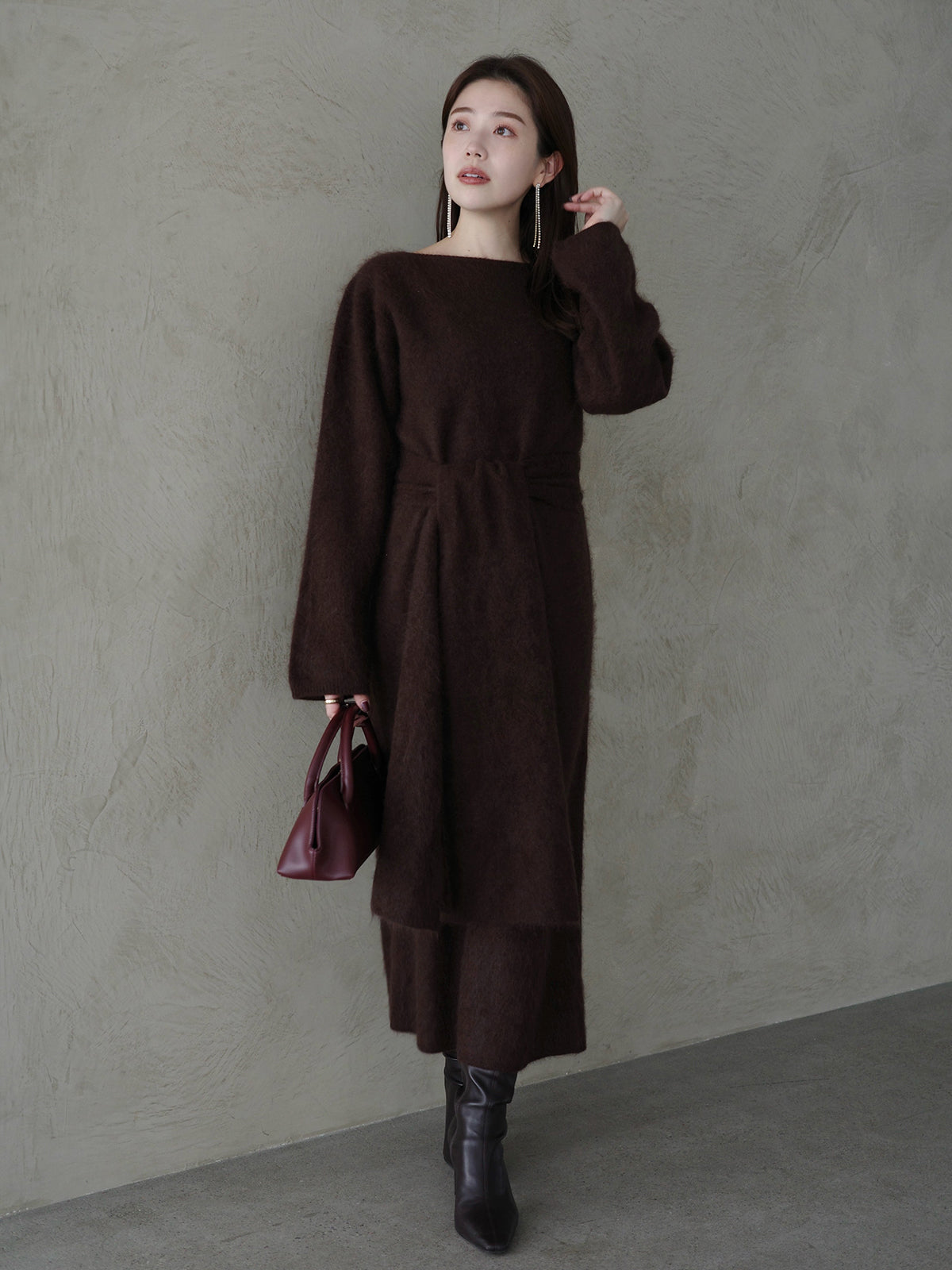 PR:157cm COLOR:BROWN SIZE:F