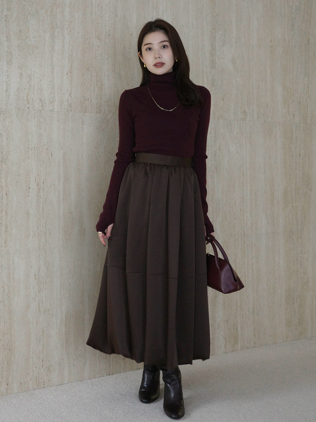 サテンバルーンスカート anuans anuans｜アセライクサテンバルーンスカート | Rakuten Fashion(楽天