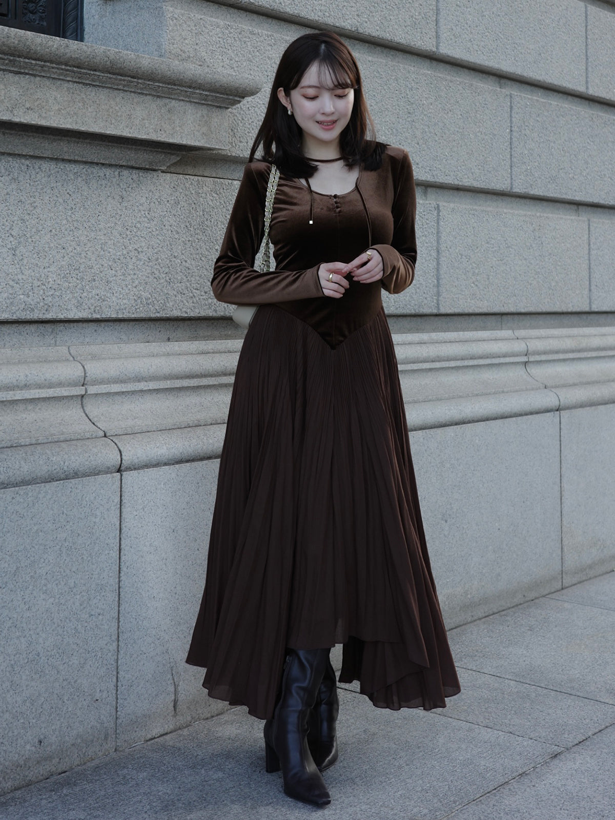 PR:156cm COLOR:BROWN SIZE:1