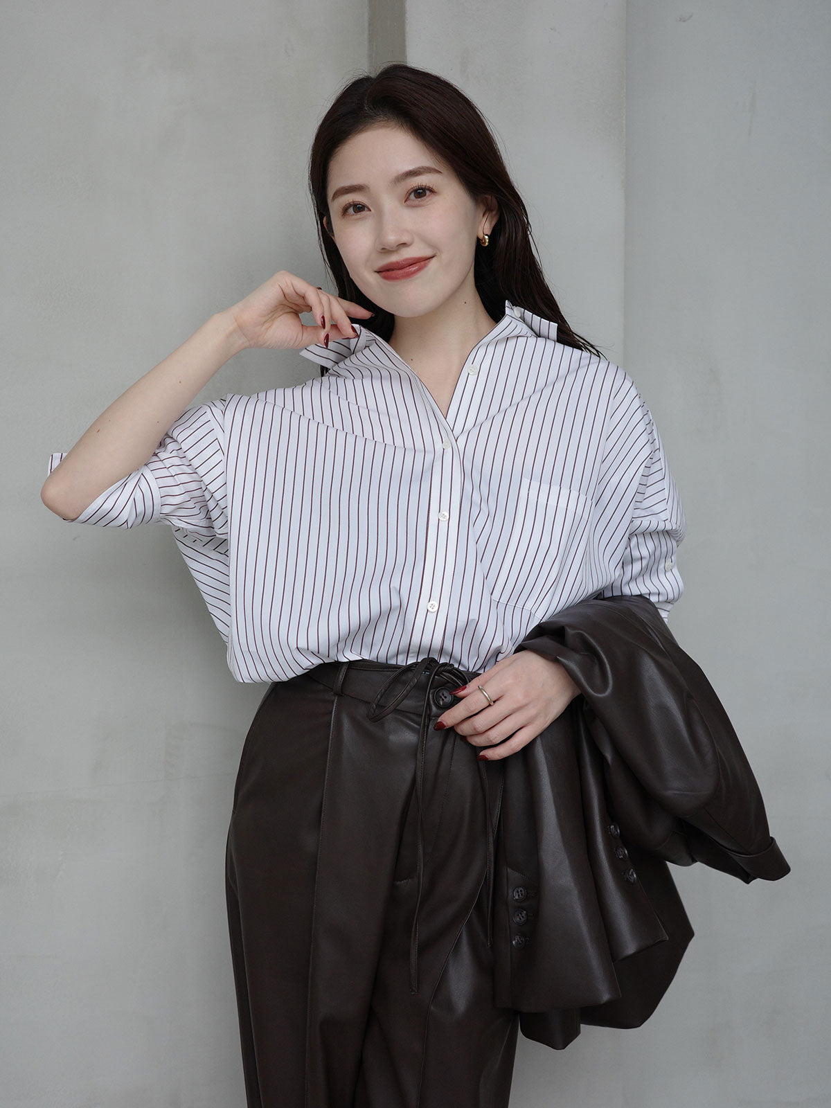 PR:157cm COLOR:BROWN SIZE:F