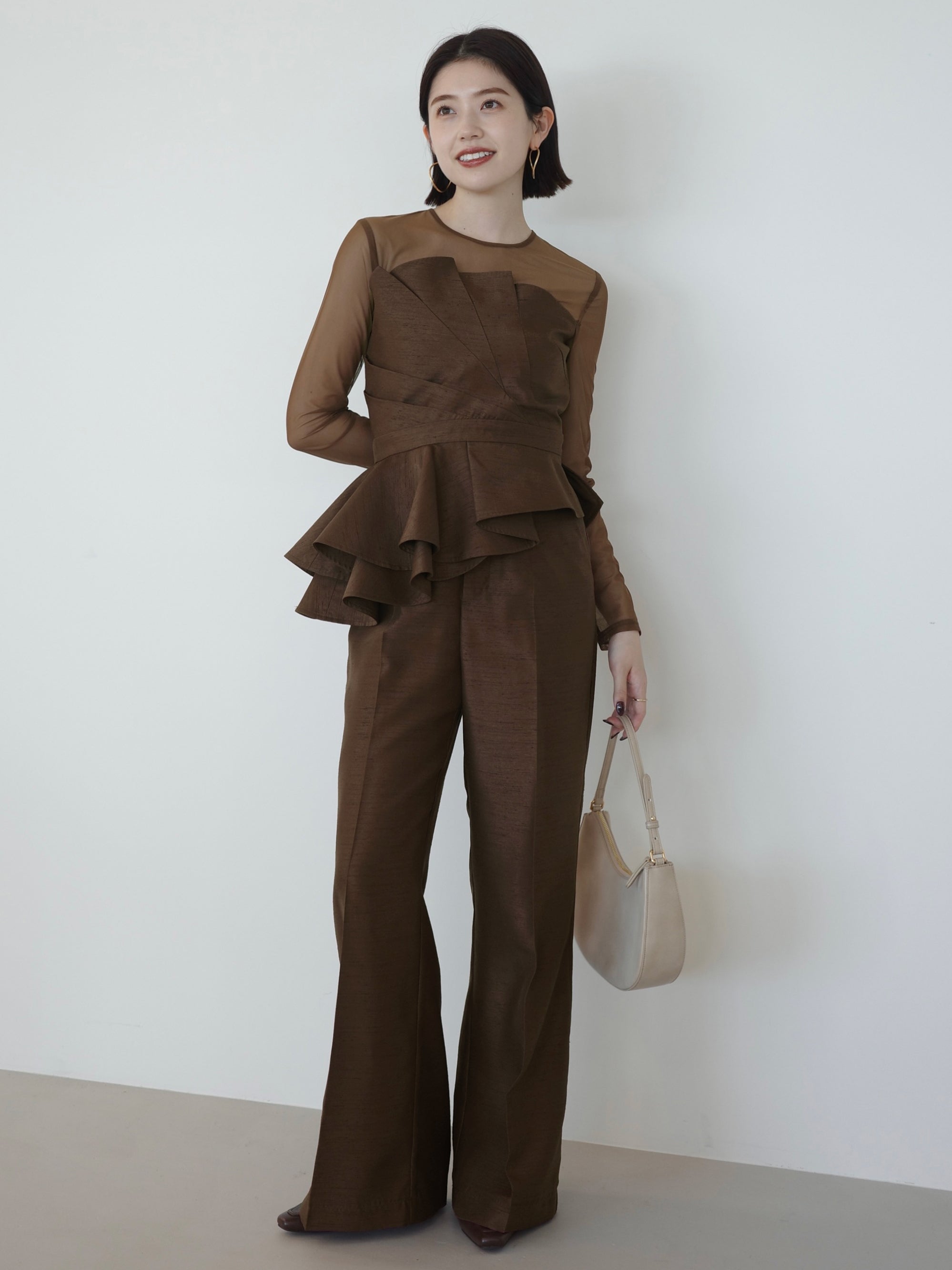 PR:157cm COLOR:BROWN SIZE:1