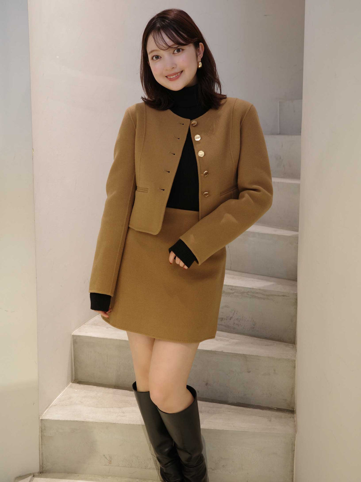 PR:156cm COLOR:CAMEL SIZE:1
