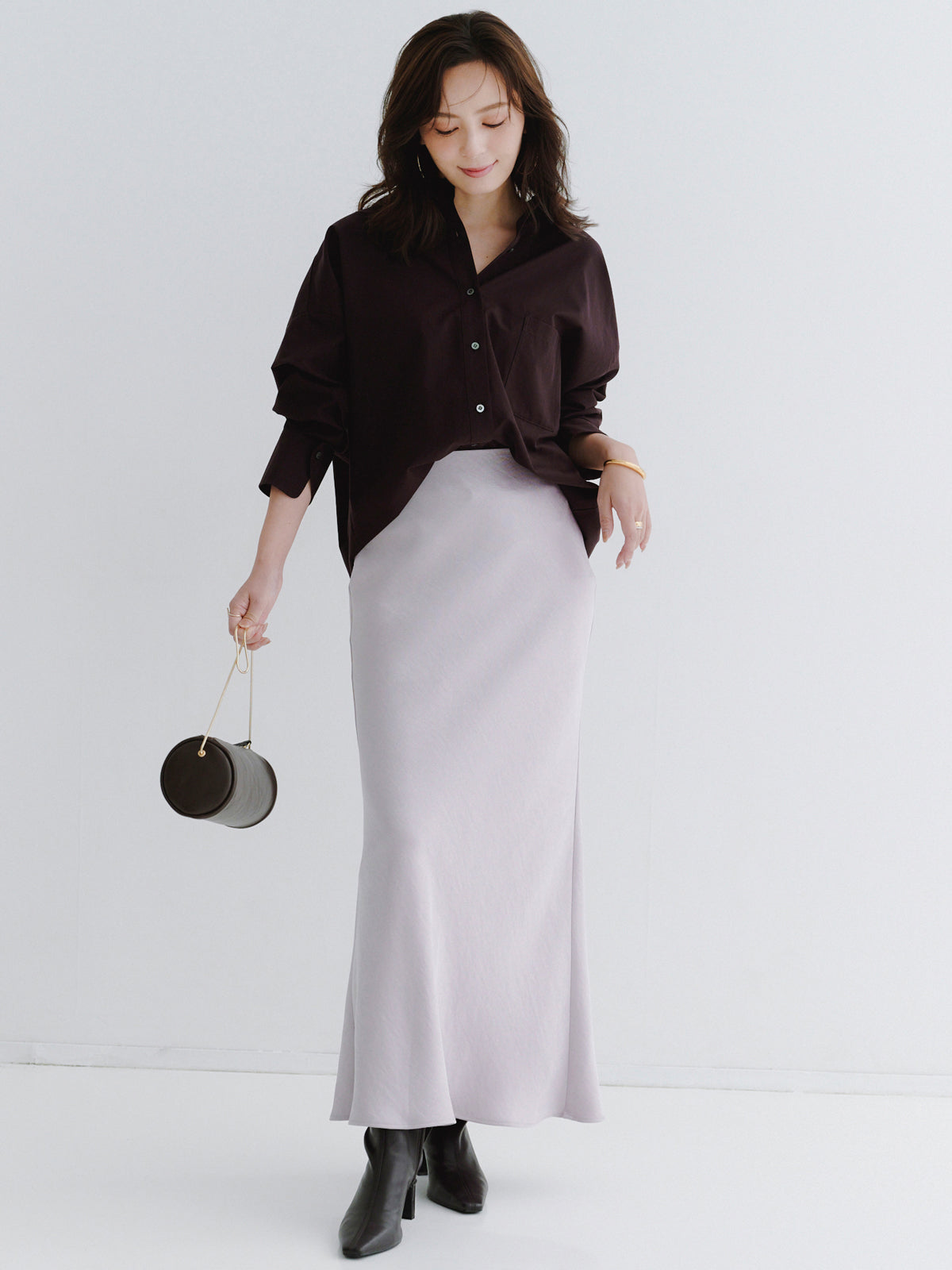 Director:154cm COLOR:GREYISH PINK SIZE:1