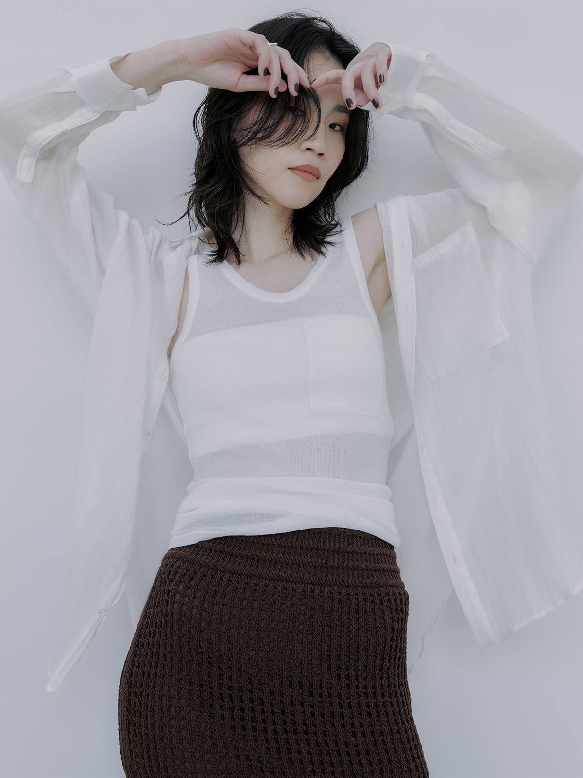 シアーテレコタンクトップ