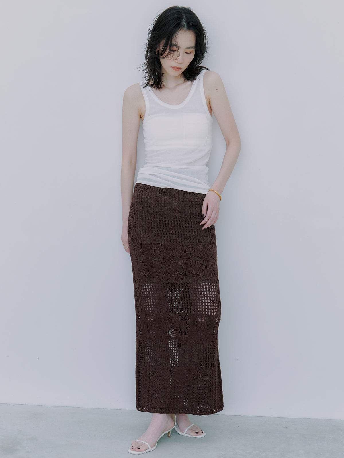 シアーテレコタンクトップ