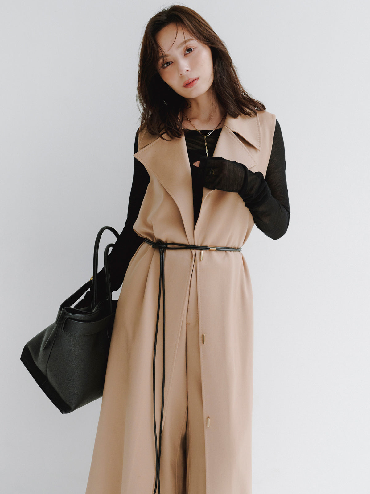 シアーロングスリーブT シャツ