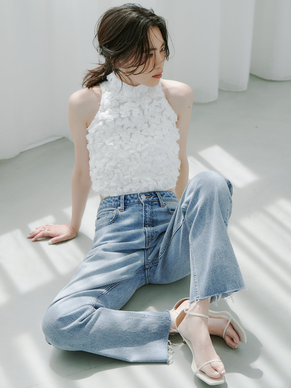 anuans Boys fit denim/ボーイズフィットデニム Boys fit denim/ボーイズフィットデニム（デニムパンツ）｜anuans（ア