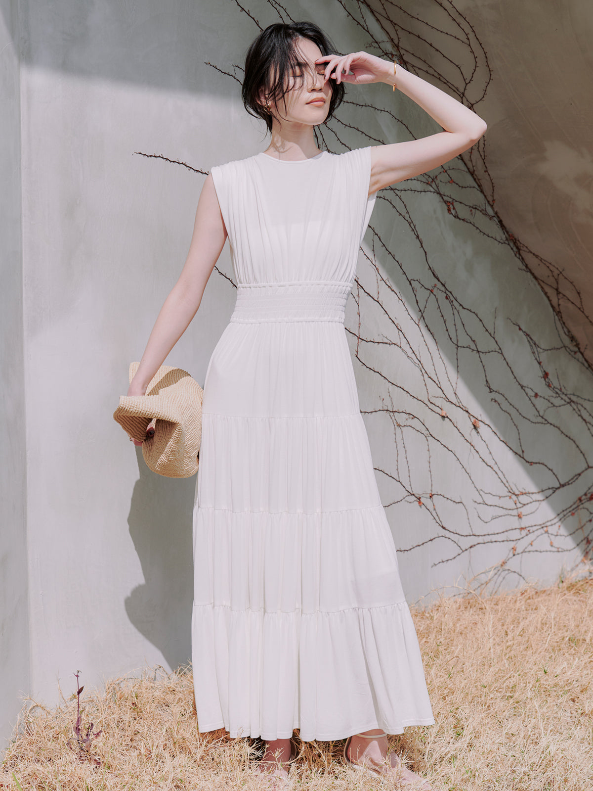 【LIMAIA】ラフィアトートバッグ