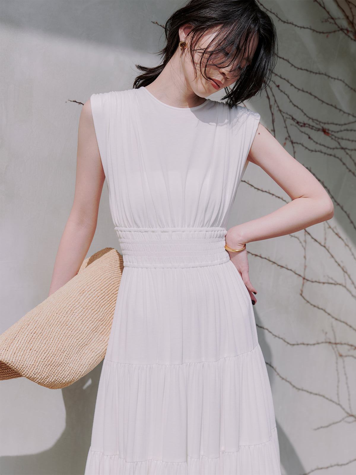 【LIMAIA】ラフィアトートバッグ