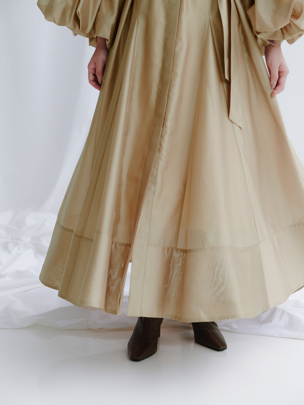 シルクタッチオーガンワンピース