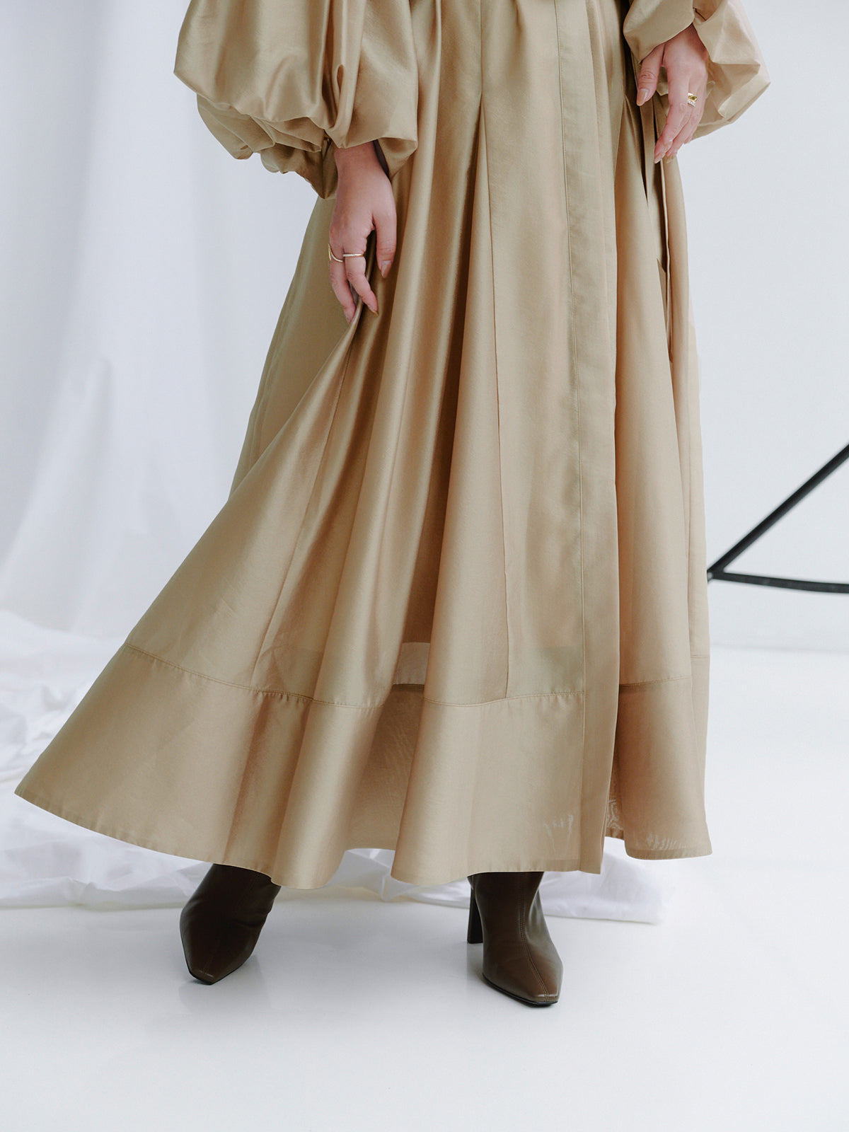 シルクタッチオーガンワンピース