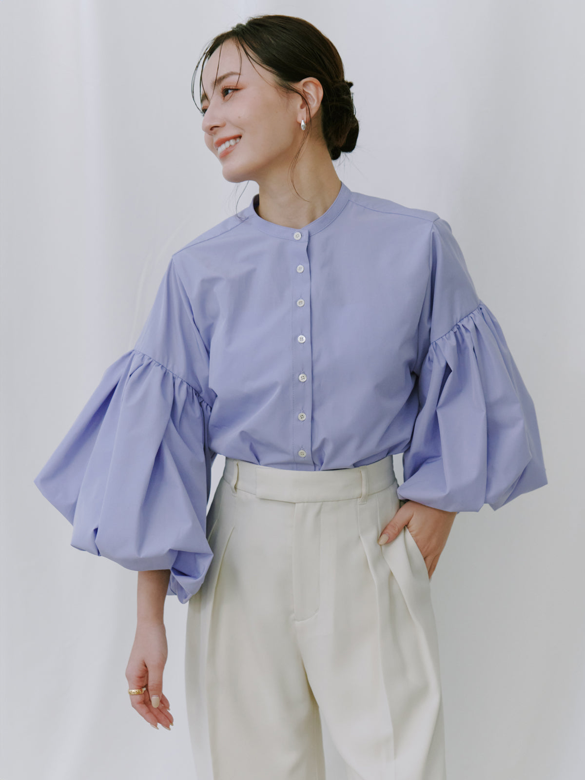 ツータックワイドパンツ