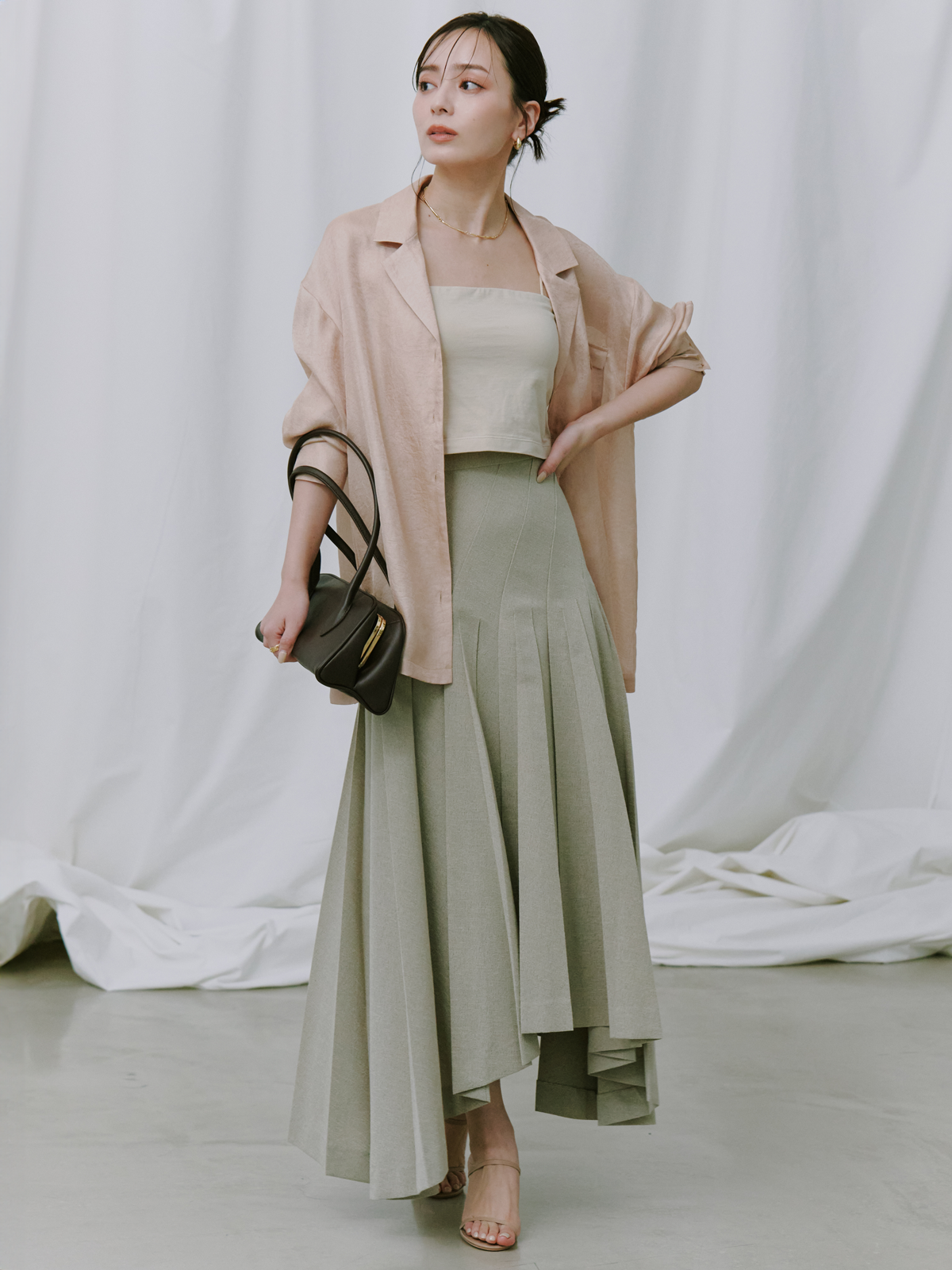 シアーテーラードシャツ