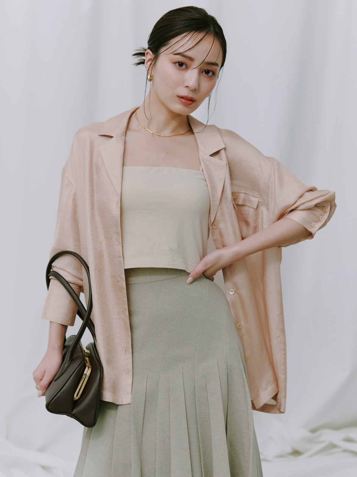 シアーテーラードシャツ