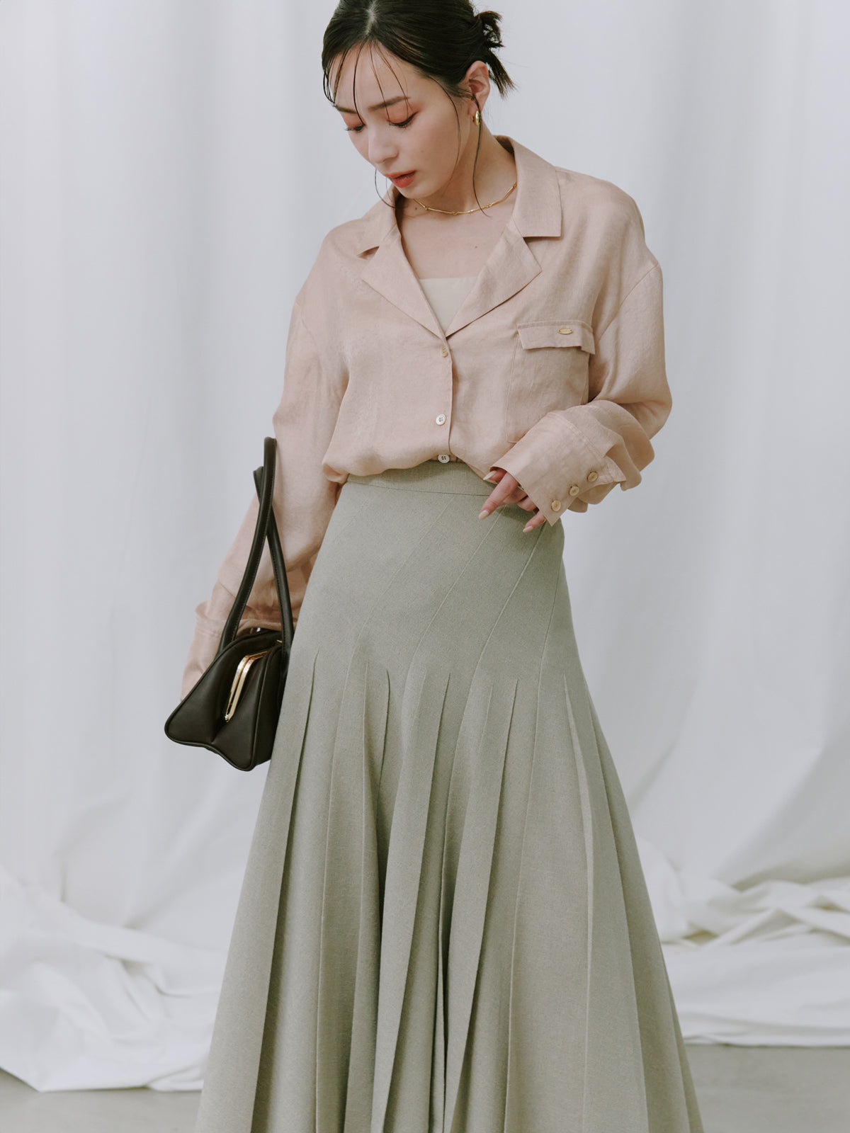 シアーテーラードシャツ