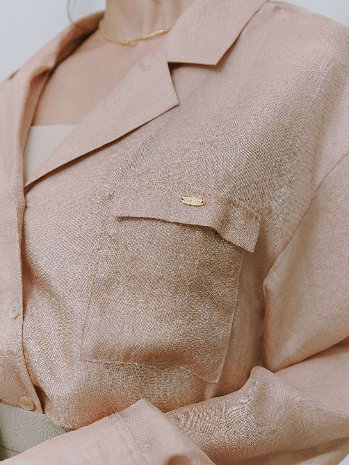 シアーテーラードシャツ