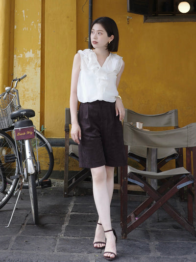 PR:157cm COLOR:DARK BROWN SIZE:1