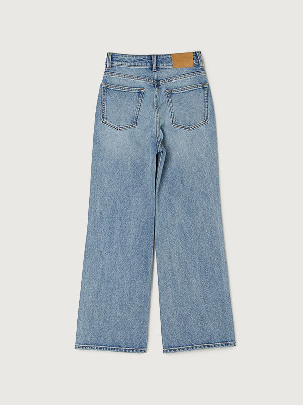 Wide leg denim