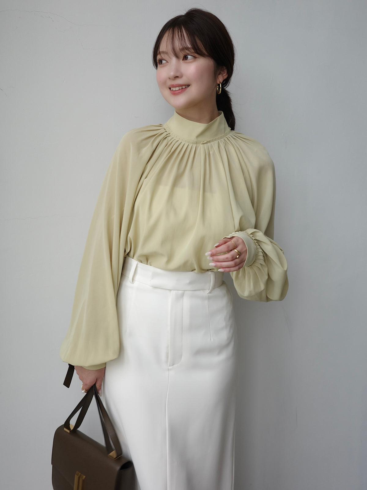 ダブルサテンナロースカート