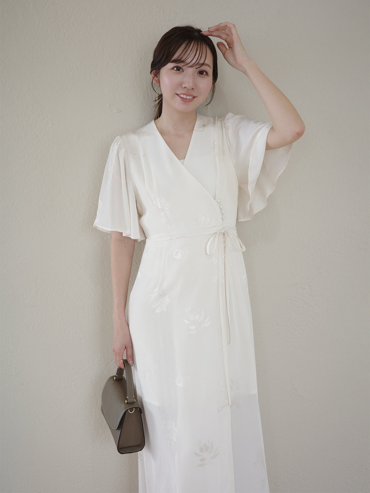 ブーケジャカードメロウワンピース